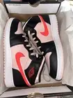 Nike Air Jordan 1 Mid Atmosphere Black Pink Shoes 554725-604 (GS) Youth Sizes 7