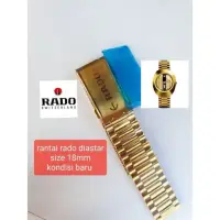 在飛比找蝦皮購物優惠-Rado Diastar 手錶鏈 Rado 鏈 18 毫米金