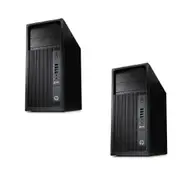 Bulk of 2x HP Z240 Workstation Tower E3-1270v5 3.6GHz 16GB RAM 256GB SSD + HDD Win 11 - Refurbished