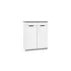 Cabinet Shoes Storage Rack High Gloss Organiser Cupboard White