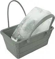 Ice Bucket | Foldable Silicone Drink Cooler with Lid | Large Capacity Beverage Tub | Portable Chiller Bin, Reusable Cooler for Parties, BBQs, Picnics, Beach Outings, Home Bar, Outdoor Events