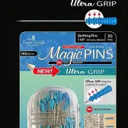 QuiltMaster Ultra-Grip Fine Pins - 50pc