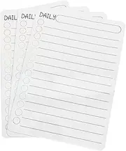 NAMOARLY Planner Acrylic Board Daily Schedule Planner Memo Planner for Fridge Magnetic Dry Erase Plan Board Whiteboard for Fridge Erasable Magnetic Board
