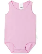 Bonds Baby Wonderbodies Bodysuit 'Mauve' Size 00000 Small Newborn