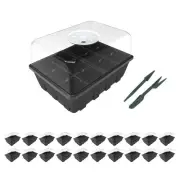 20 Pack Seed Starting Tray, Plant Germination Trays, Seed Starter Kit with Ad...