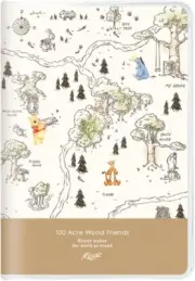 2025 Disney Winnie the Pooh Schedule Diary Book B6 Map 304428 from Japan
