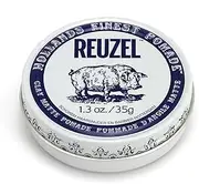 Reuzel Clay Matte Pomade - Men's Concentrated Wax Formula With Natural And Organic Hold - A Vegan Defining And Thickening Product That's Extra Easy To Apply And Remove - Original Fragrance - 1.3 Oz