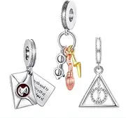 [RMMY] Love & Heart Charm Pendant 925 Sterling Silver Pendant Dangle Beads for European Bracelets and Necklaces, Chriatmas Birthday Jewellery Gifts for Women
