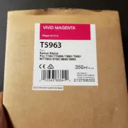 Epson Vivid Magenta T5963 350 ml Printer Ink ( Exp. 2016 )