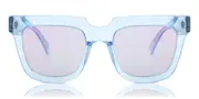 Retrosuperfuture MODO IRIDESCENT 0EE Men's Sunglasses Blue Size 53