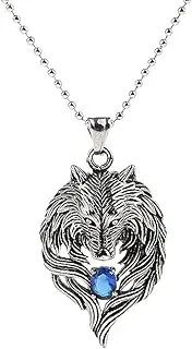 [MISETA] WEIMEI - Charming Women Diamond Wolf Head Stainless Steel Necklace Chain