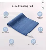 MaxKare MicroPlush Heating Pad Model PM02 Blue New Auto Shut-off.