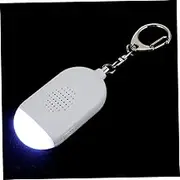 HOMSFOU Portable Mini Alarm Women Personal Alarm Protective Flashlight Keychain Rechargeable for