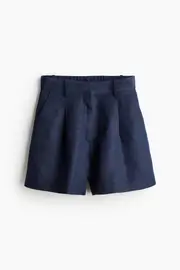 Linen Blend Shorts