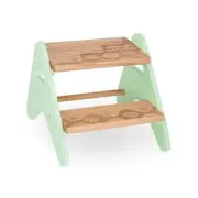 - B. spaces- B. spaces by Battat – Kids Wooden Two Step Stool – Peek-A Mint