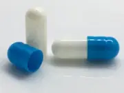 Aqua and White Size 4 Empty Gelatin Capsules also known as Gelcaps