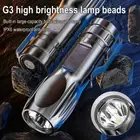 Super Bright Flashlight Hat Clip Lights Mini Small Camping AU Rechargeable P5A0