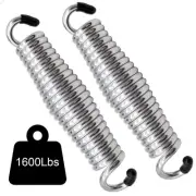 Porch Swing Springs Heavy Duty - 1600Lbs Silver Hammock Chair Spring,Hanger C...