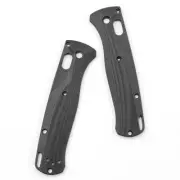 1 Pair Handle Scales Black G10 Grip Patch For Benchmade Bugout 535 Folding Knife