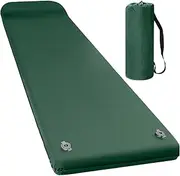 Soft Foam Inflatable Sleeping Pad | Quick-Inflating Camp Mattress with Pillow - Lightweight Gear for Travel, Beach, Home, Festival