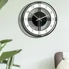 Transparent Nordic Style Wall Clock Silent Acrylic Clock Home Living Room Decor