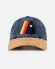 [New Era] New Era Houston Astros 'Denim Shades' Casual Classic Strapback Denim/wheat - Size ONE ONE Denim/Wheat