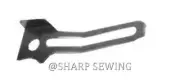 FRONT LOOP THREAD CAST OFF PLATE #33205 fits YAMATO DCZ361 INDUSTRIAL OVERLOCK