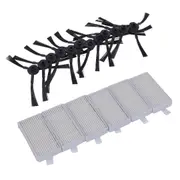 12x Side Brush 6x Hepa Filter Kit For V5s V5 X5 V3s V3s Pro V3l V5s Pro V50 Robot Vacuum Cleaner Pa