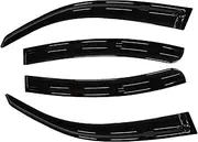 Window Visor Weather Shield Rain Guard Deflector Vent Door Visor for 2003-2009 W211 E Class Sedan
