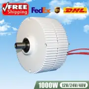 1000W Wind & Water Turbine Generator PMG 12V 24V 48V 500 Rpm AC DC Power Turbine