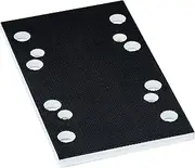 Bosch Accessories 1x Sanding Plate (80 x 130 mm, 12 Dust Extraction Holes, Hook-and-Loop Fastening, Accessories Orbital Sanders)