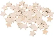 [F Fityle] 50 Pack Unfinished Natural Solid Spacer Beads 20mm Wooden Loose Beads