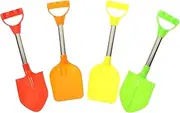 4Pcs Portable Beach Shovels Lightweight Sand with Handle for Outdoor Summer Parties Backyard Fun Play