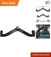 Premium Alloy Steel LAT Pulldown Attachments with Comfortable Grip - Unisex Fit