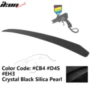 For 15-21 Subaru WRX STI Gurney Flap OE Style Trunk Spoiler #CB4 Black Rear Wing (for: Subaru)