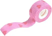 JAYIOLA Self- Contiguous Wrap Bandage Printing for Cats, Pink 1 inch