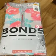 Bonds Zip Wondersuit Zip Size 00 BNWT Baby Girl