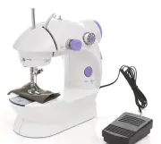 Hayao 1pc Mini Portable Sewing Machine with Night Light and Accessories...