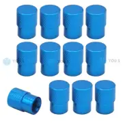 16 Piece You.S Aluminium Valve Caps Valve Cover Light Blue for Tire Valves