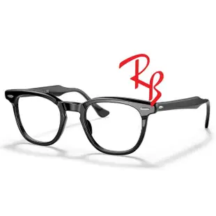 【RayBan 雷朋】Hawkeye 木村拓哉配戴款 亞洲版復古風光學眼鏡 RB5398F 2000 50mm 黑 公司貨