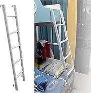 Hanging Bunk Ladder, Travel Trailer Universal Camping Ladder, for Dormitory Loft 150kg/330lbs(Silver,4-Steps-116cm)