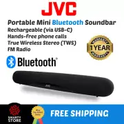 JVC Portable Mini Bluetooth Soundbar USB / microSD / AUX / FM Radio