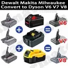 Adapter Convert For Makita Bosch 18V Battery for Dyson V6 V7 V8 Vacuum Cleane