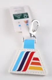 New 2025 Aldi Logo White Trapezoid Keychain Quarter Holder for Carts