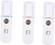 minkissy Facial Steamer Portable Face Mist Sprayer Skincare Nano Mist Cooler Random
