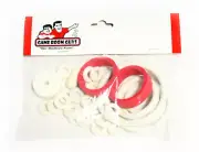 Bally Bon Voyage Pinball Machine Replacement Repair Rubber Ring Kit White