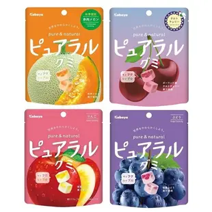 +爆買日本+(短效特價)史努比限定 KABAYA pureral 軟糖 蘋果/葡萄/白桃/櫻桃/草莓味 卡巴果實 QQ糖