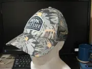 Salt Life Green Ebony Cap 6 Panel Mesh Hat - Green Camo SLG20142 OSFM