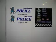 Oak Creek Wisconsin Police Car Decals 1:64 two for one money