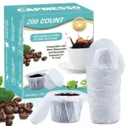 Disposable Coffee Filters with Lid Kerig Paper Filter for Reusable Single Ser...